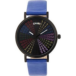 Crayo Fortune Leatherette-Band Women's Watch